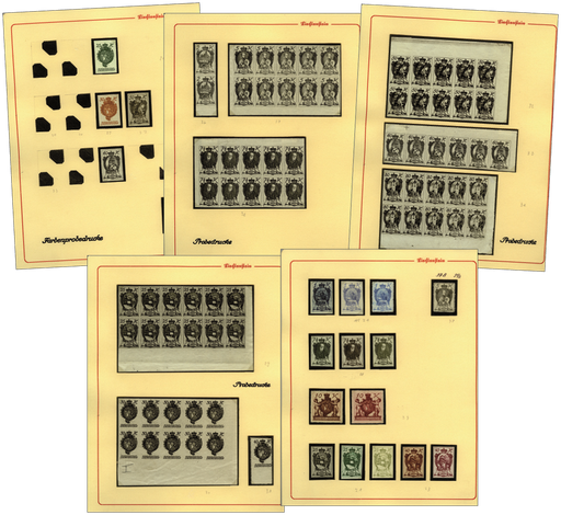 [7820.21.01] 1920, Wappenmuster-Spezialkollektion