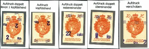 [7820.43.08] 1921, Aushilfsausgabe