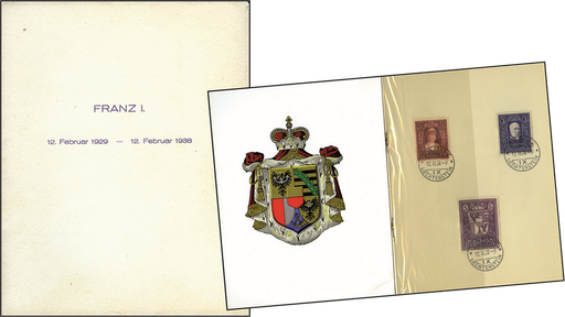 [7820.119.04] 1933-1935, Fürstenpaar und Landeswappen