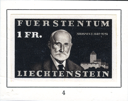 [7820.154.01] 1 Fr. dunkelviolett, "Farbprobe schwarz statt braunschwarz"