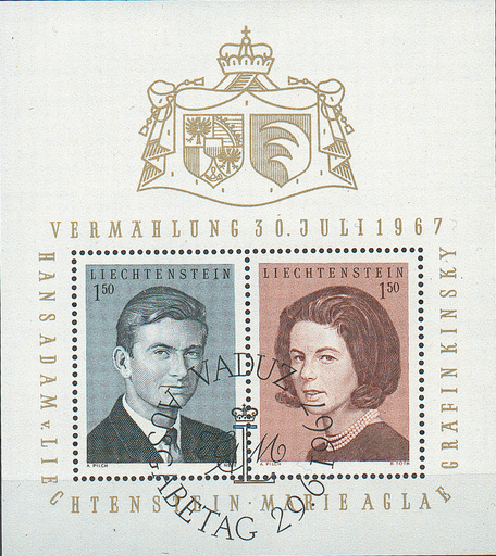 [7820.415.02] 1967, Vermählung des Erbprinzen Hans Adam