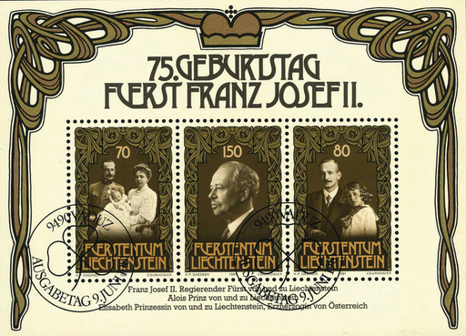 [7820.711.02] 1981, 75. Geburtstag von Fürst Franz II. von Liechtenstein