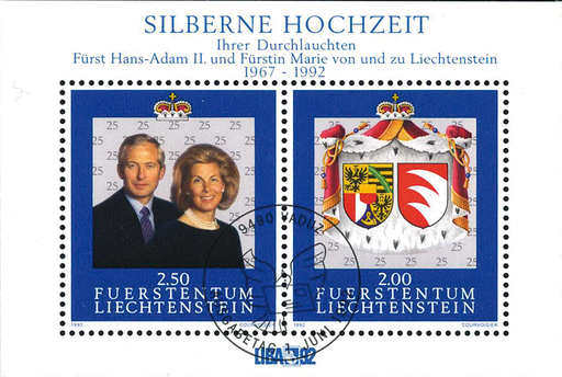[7820.982.02] 1992, LIBA '92-Silberhochzeit des Fürstenpaares