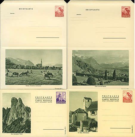 [7820.2008.01] 2008, Brief- und Postkarten (4 Stk.)