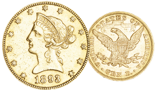 [7997.1893.01] 1893, 20 USD &quot;Liberty Head&quot;