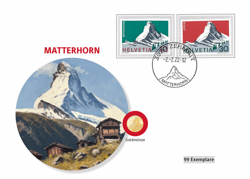 [9959.2022.01] Matterhorn, Goldmünze