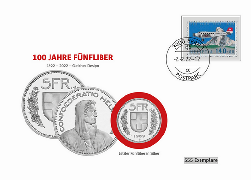 [9959.2022.04] 100 Jahre Fünfliber